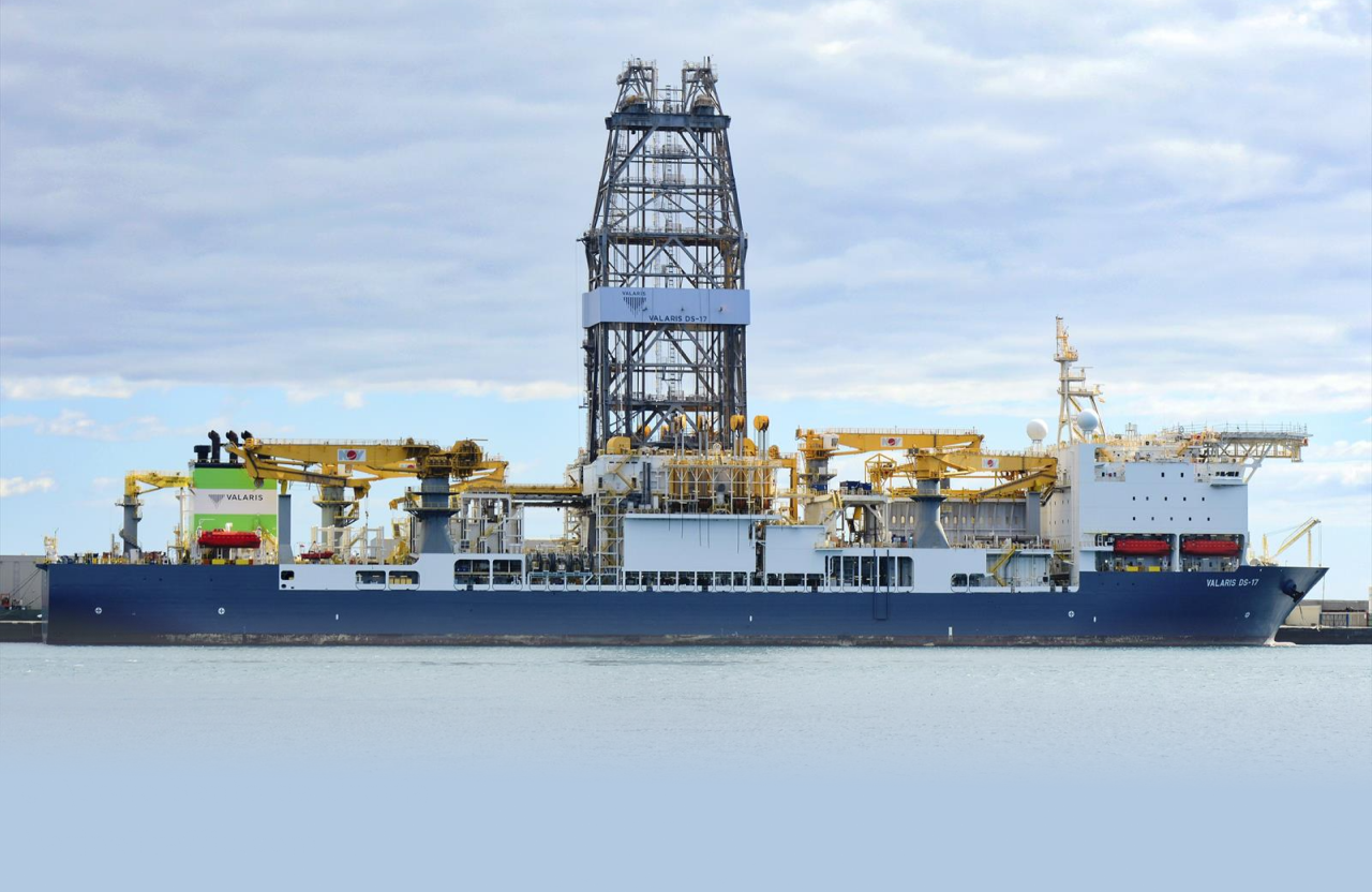 Offshore oil prospecting South Atlantic