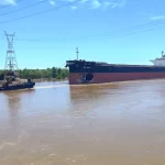 N MAY – Collision at Zarate – Traffic Upriver interrupted _